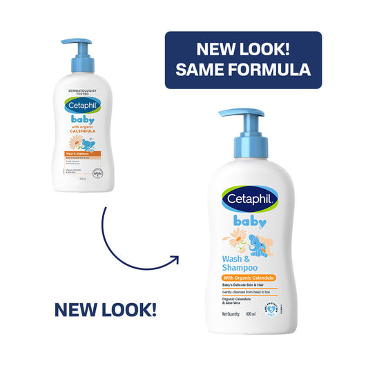CETAPHIL BABY CALENDULA WASH AND SHAMPOO 400 ML