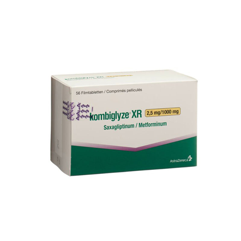 KOMBIGLYZE XR 2.5/1000 MG TAB 56 S