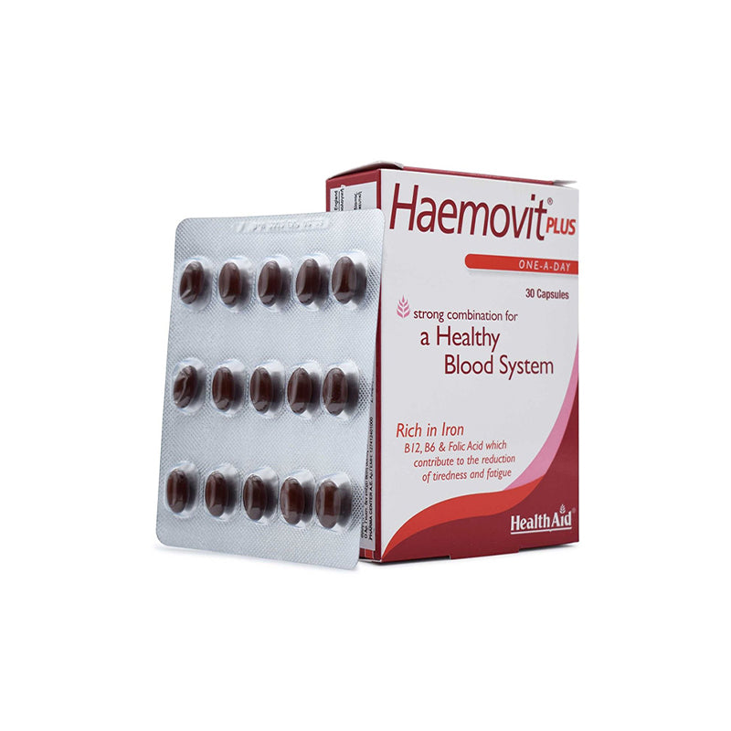 Health Aid Haemovit Plus Cap 30'S