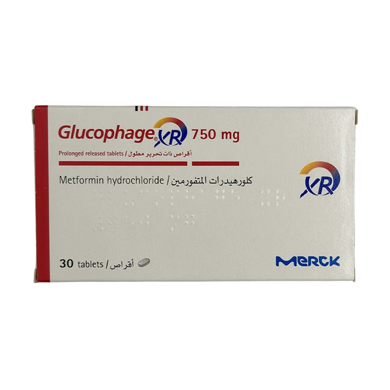 Glucophage Xr 750 Mg Tab 30 S
