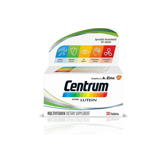 Centrum With Lutein 30 Tablets