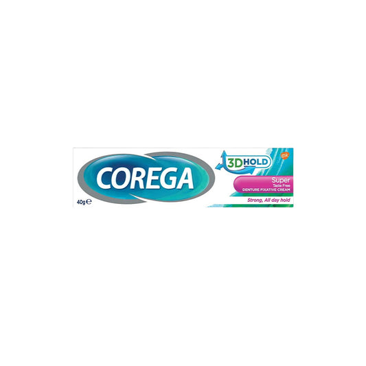 Corega Oral Fixative Super Taste Free Cream 40 g