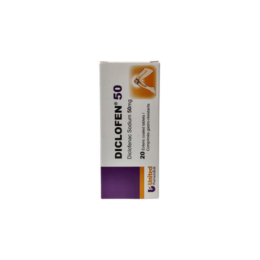 Diclofen 50 Mg Tab 20 S