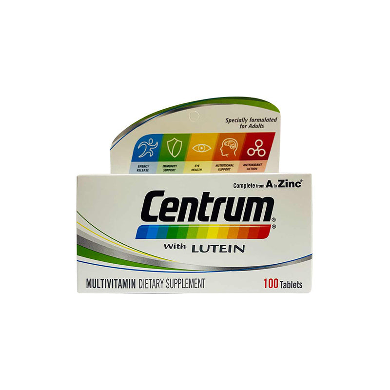 Centrum W/lutein Tab 100 S