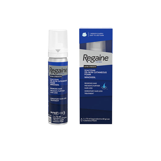 Regaine Extra Strength 5% Minoxidil Hair Foam For Men 73 ml