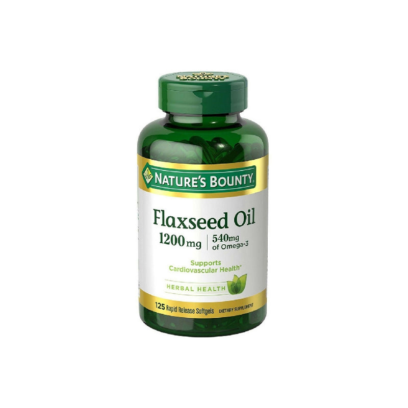 Nature S Bounty Flaxseed Oil 1200 Mg Cap 125 S