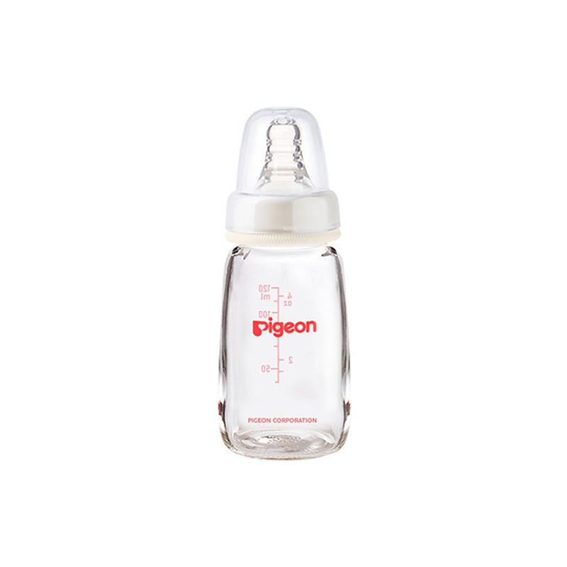 Pigeon Glass Nurser Sn White K-4 120 ML With Lid - A292
