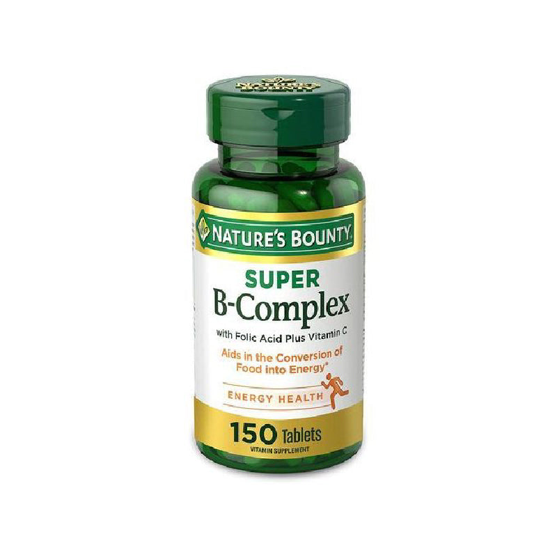 Natures Bounty Super B Complex -folic+vit C 150s
