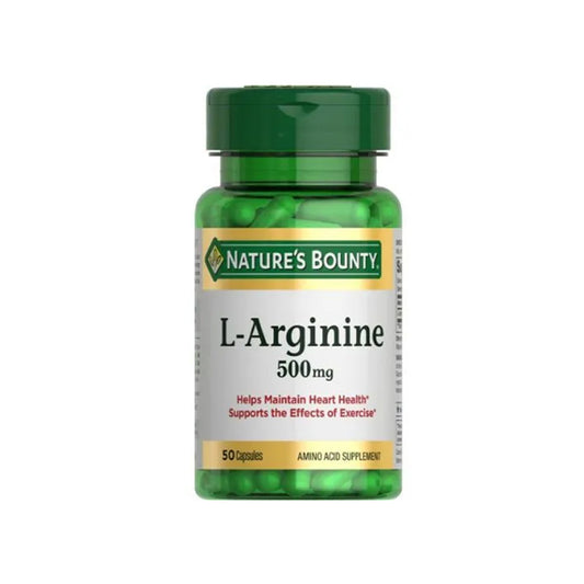 Nature S Bounty L Arginine 500 Mg Cap 50 S