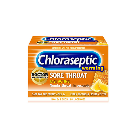 Chloraseptic Honey And Lemon Lozenges 18 S