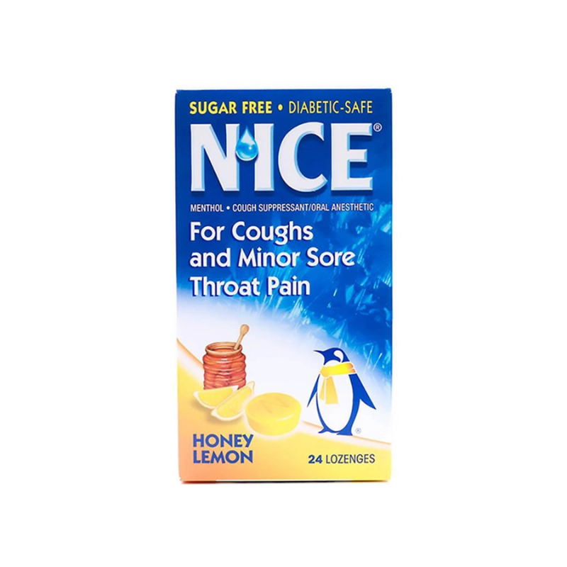 Nice Honey Lemon Lozenges 24 S