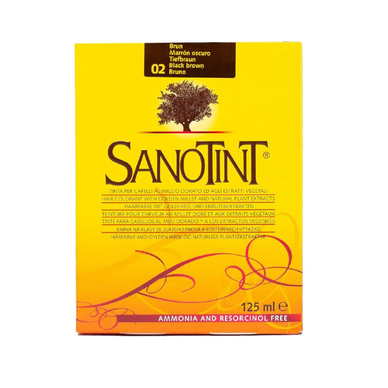Sanotint 02 Classic Black Brown 125ml