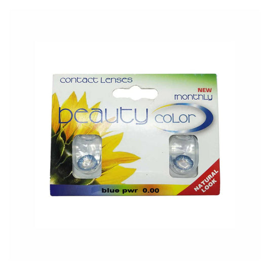 Beauty Blue Lenses 2 Tricolour Monthly Of72 72