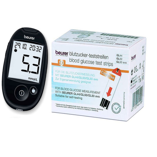 Beurer Gl44 C/f Sugar Monitor + Strips 50 S