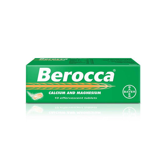Berocca Calcium Magnesium Effervescent 10 Tablets