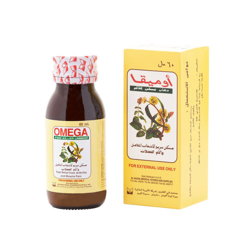 Omega Liniment 60 Ml With Cover