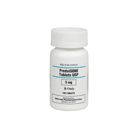 Prednisolone 5 Mg Tab 100 S