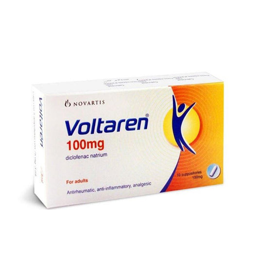 Voltaren 100 Mg Suppositories 5 S