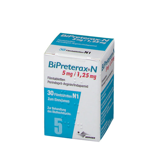 Bipreterax 5/1.25 Mg Tab 30's