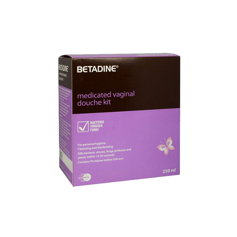 Betadine Kit Vaginal Douche 250 Ml