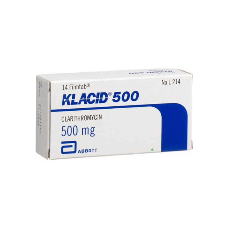 KLACID 500 MG TAB 20 S