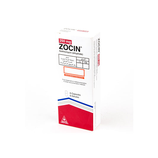 Zocin 250 Mg Caps 6 S