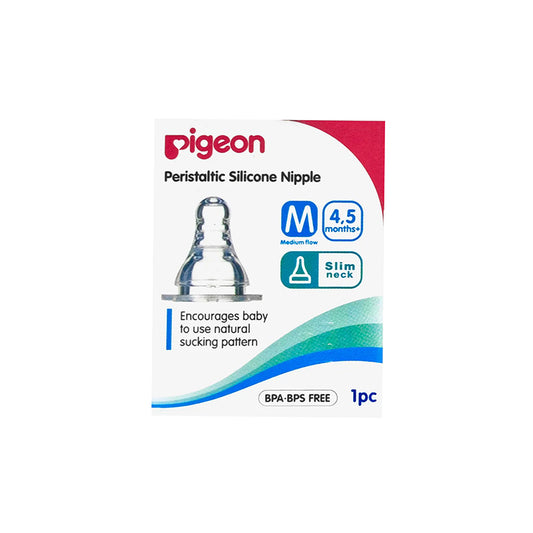 Pigeon Silicone Nipple S-type 4-5m (Medium) B17339
