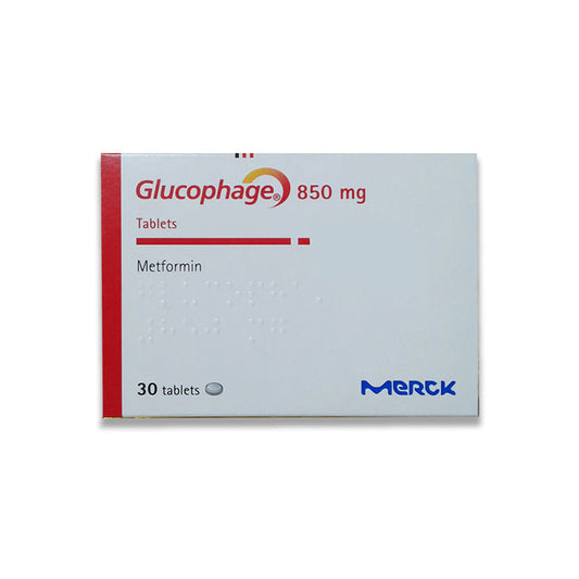 Glucophage 850 Mg Tab 30 S