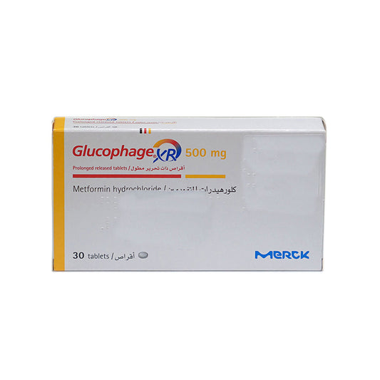 Glucophage Xr 500 Mg Tab 30 S