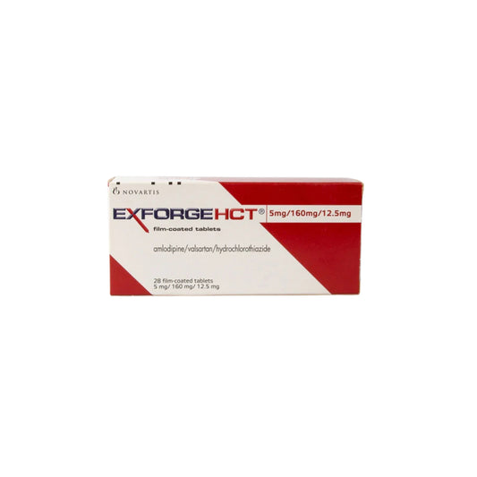 Exforge Hct 5/160/12.5 Mg Tab 28 S