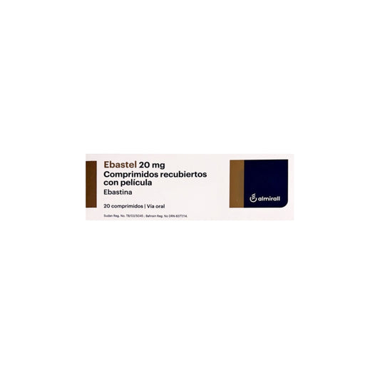 Ebastel 20 Mg Tab 20 S