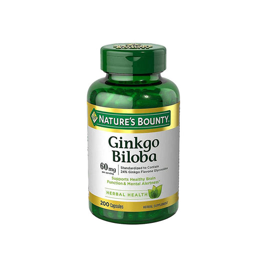 Nature's Bounty Ginkgo Biloba 60Mg 200'S