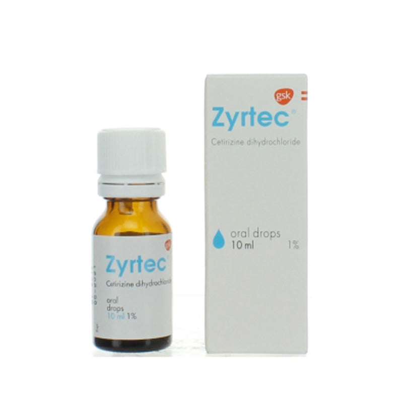 Zyrtec 1% Oral Drops 10 Ml