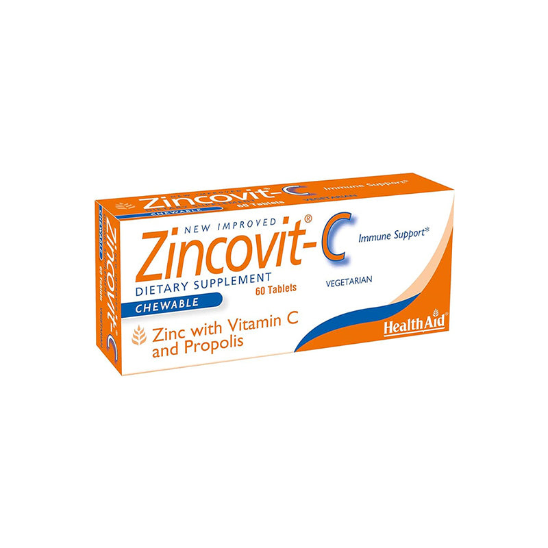 Zincovit C Chewable Tab 60 S - Health Aid