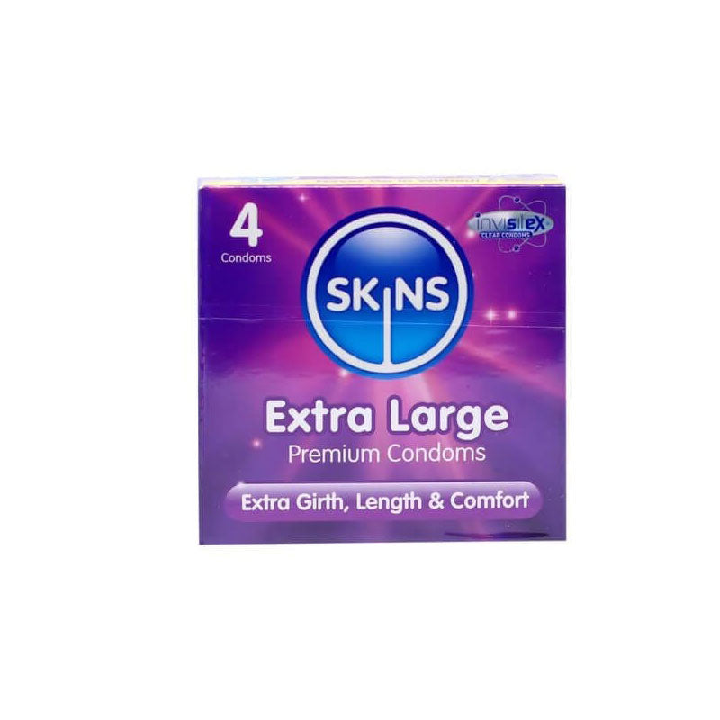 Skins Extra Large Condoms 4 S