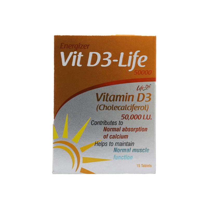 Life On Vitamin D3 50,000 Iu Tab 15 S