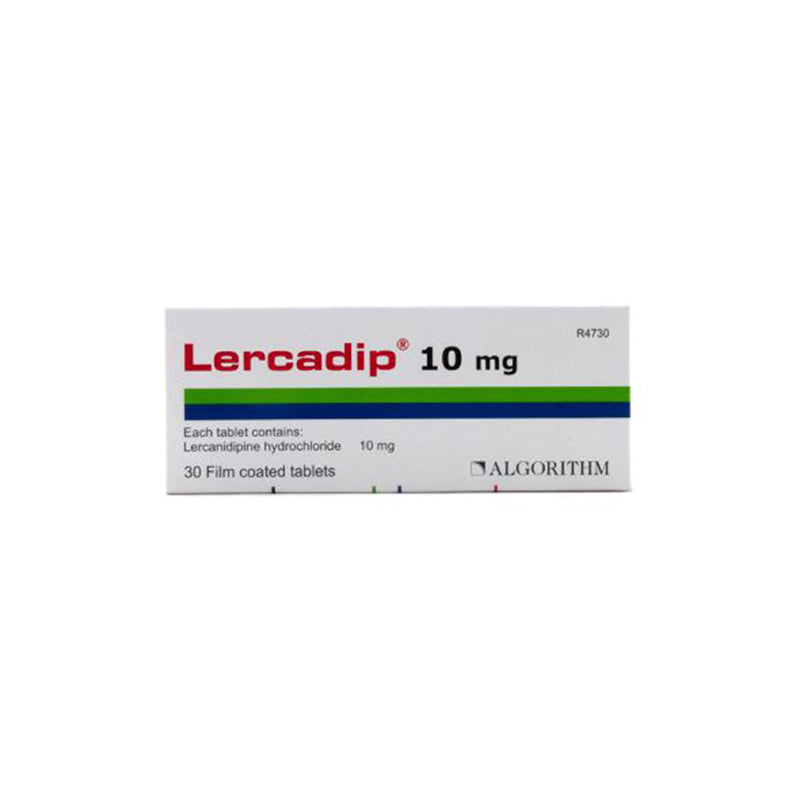 Lercadip 10 Mg Tab 30 S