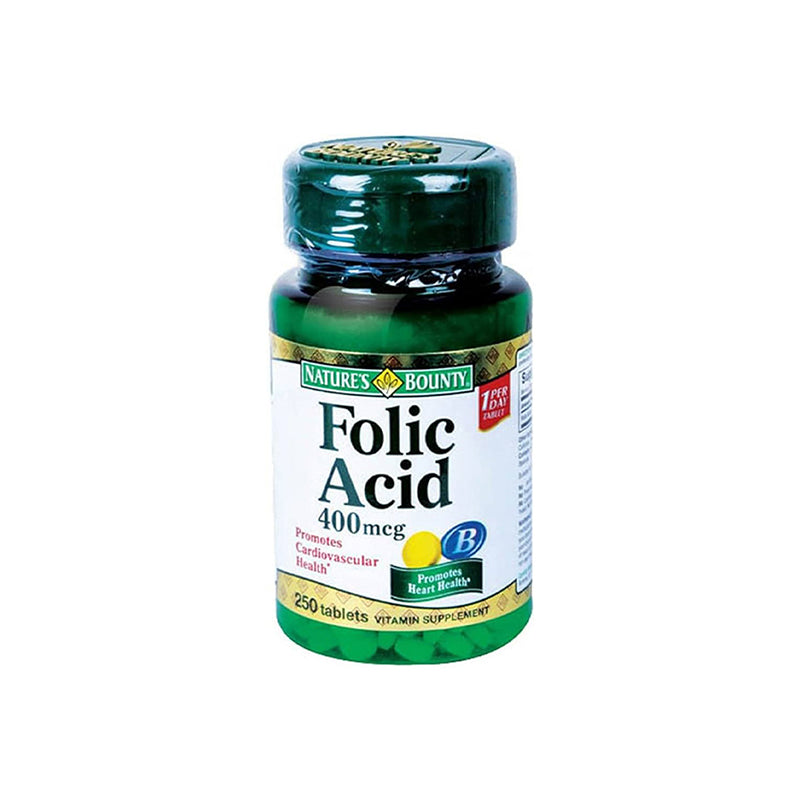 Nature's Bounty Folic Acid 400Mg 250 Tablet