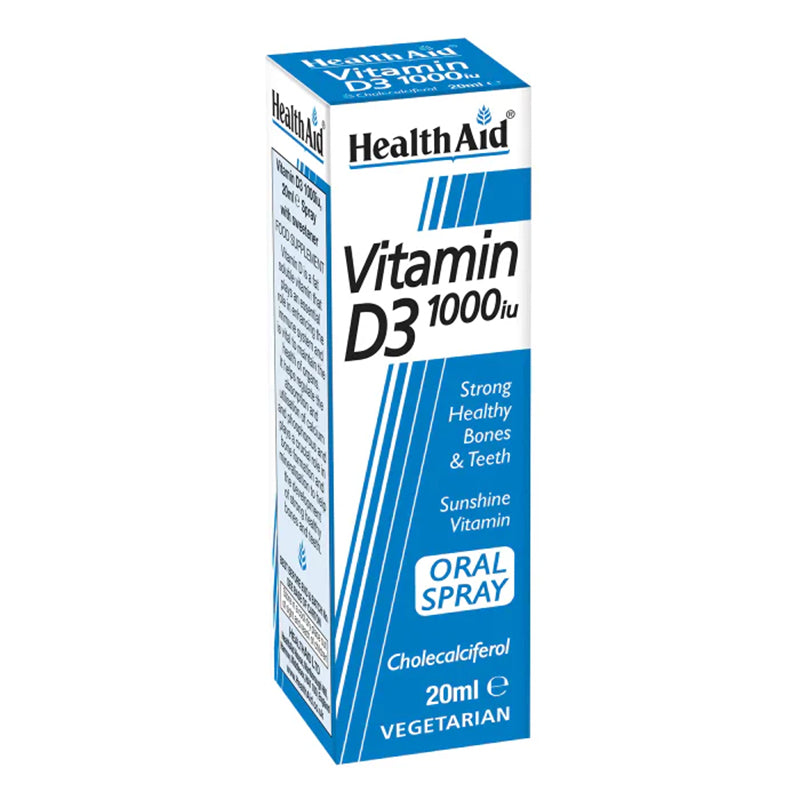 Health Aid Vitamin D 3 1000 Iu Oral Spray 20 Ml