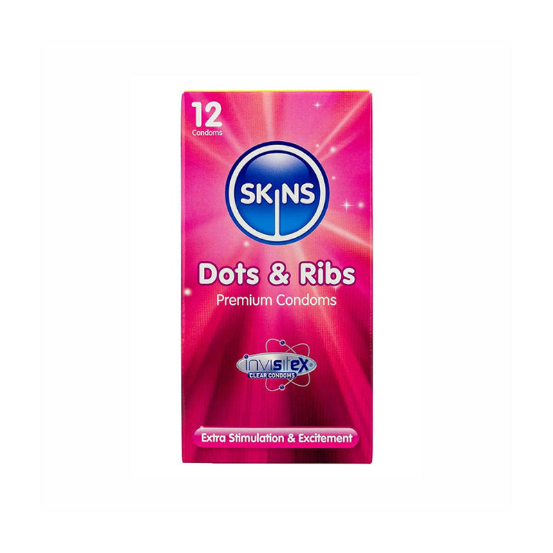 Skins Condoms Dots&ribs 12 Pack