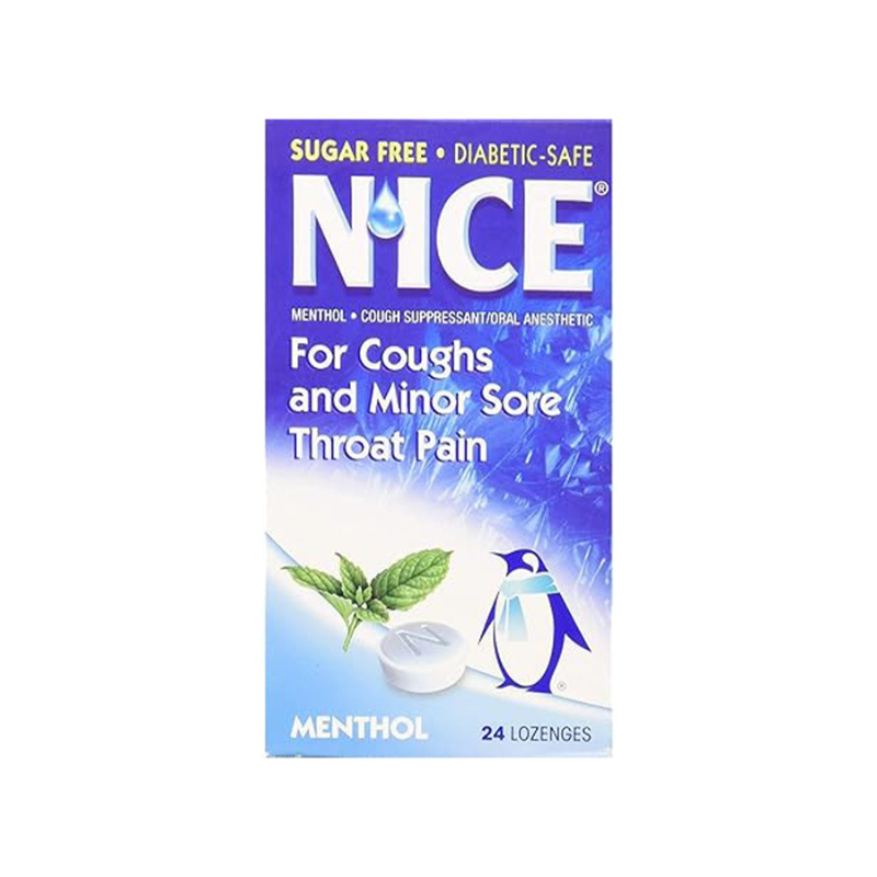 Nice Lozenges Menthol 24s