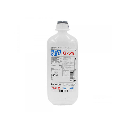 Nacl 0.9 % Plus Dextrose 5 % Iv 500ml