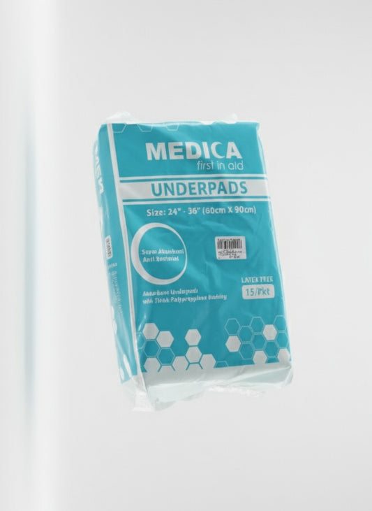 MEDICA UNDERPADS (24--36) 15S 60CMX90CM