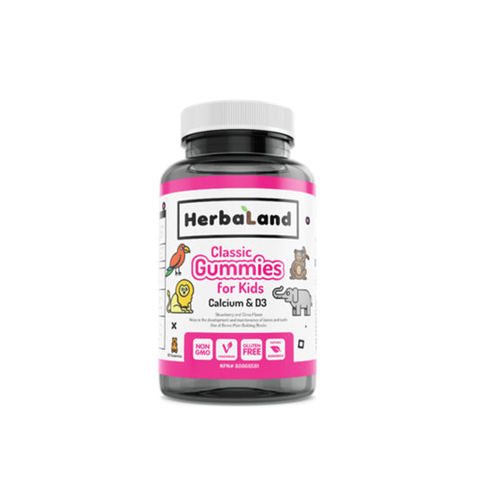 Herbaland Gummy Kids Calcium & D3 Kids 60s