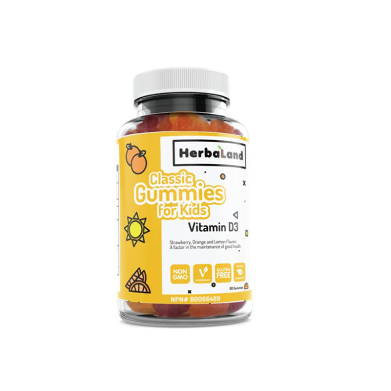 Herbaland Gummy Kids Vitamin D3 60s