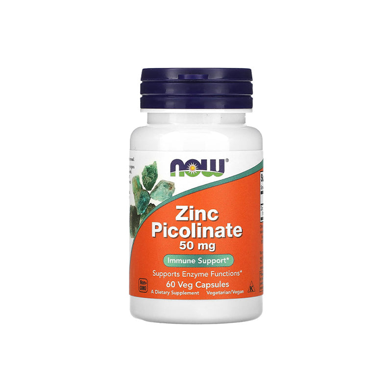 Now Zinc Picolinate 50 Mg, 60 Capsules