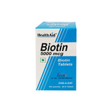 HEALTH AID BIOTIN 5000 UG VEGAN CAPS 60 S