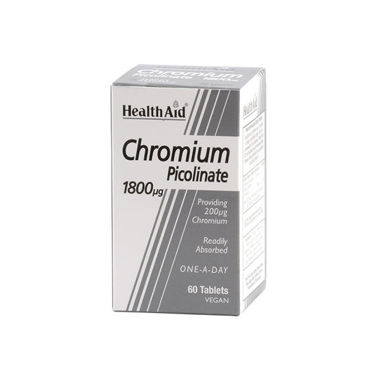 Health Aid Chromium Picolinate 1800Ug 60'S