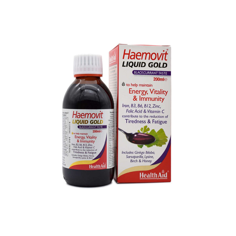 Health Aid Haemovit Liquid Gold 200 Ml