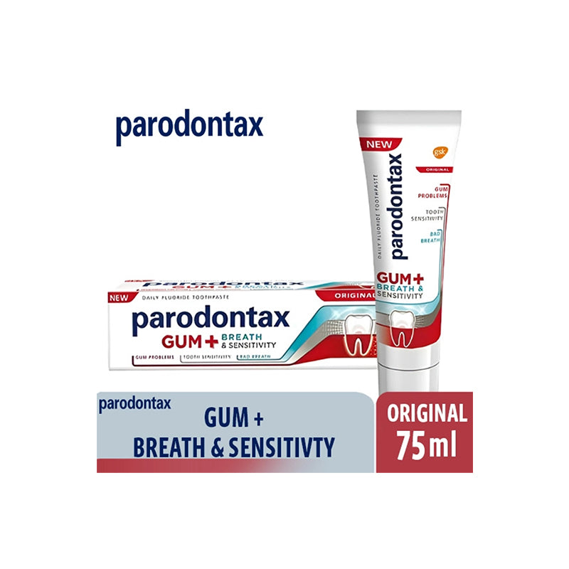 Parodontax Gum Breath Sensitive Original T/p 75 Ml